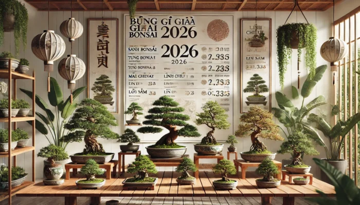 Bảng giá cây bonsai 2026